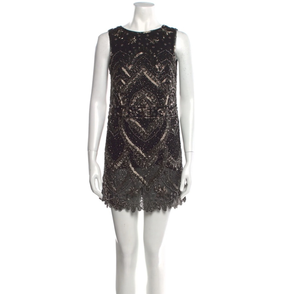 NWT Alice + Olivia Clyde Embellished Mini Dress